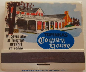 Topinkas Country House - Matchbook W Grand Blvd Location